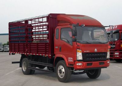 Haowo ZZ5107CCYG381CD1Grate type transport vehicle