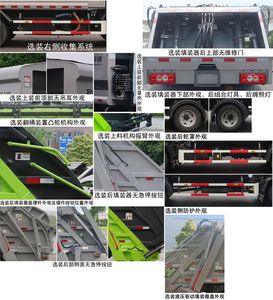 Zhonglian Automobile ZBH5070ZYSBJY6 Compressed garbage truck