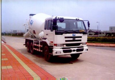 Huatong brand automobiles ZJY5253GJB Concrete mixing transport vehicle