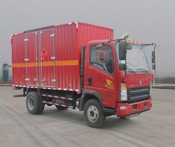 Haowo  ZZ5087XRYF331CE183 Flammable liquid box transport vehicle