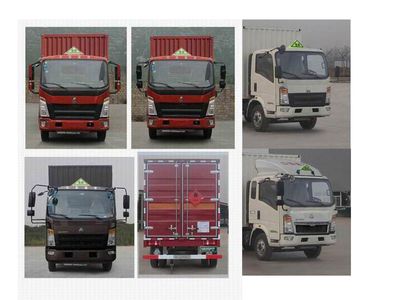 Haowo  ZZ5087XRYF331CE183 Flammable liquid box transport vehicle