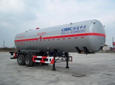 CIMC NTV9280GYQ Semi trailer for liquefied gas transportation