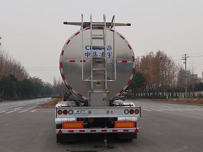 Lingyu  CLY9400GSY40 Edible oil transportation semi-trailer