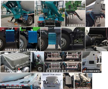 Qingzhuan  QDZ5315GJBZHTX30F1 Concrete mixing transport vehicle