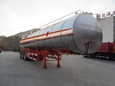 Haifulong  PC9404GRYB Flammable liquid tank transport semi-trailer