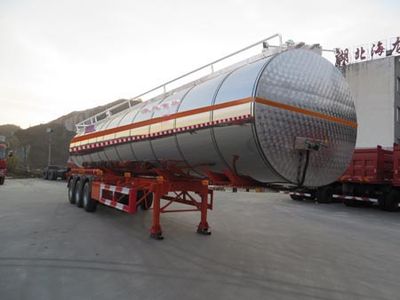 Haifulong  PC9405GYSA Aluminum alloy liquid food transportation semi-trailer