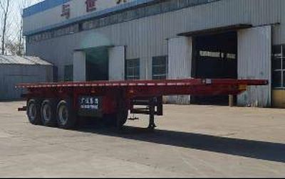 Guangtongda brand automobiles JKQ9400ZZXP Flat dump semi-trailer