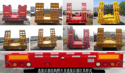 Liangshan Dongyue  CSQ9405TDP Low flatbed semi-trailer