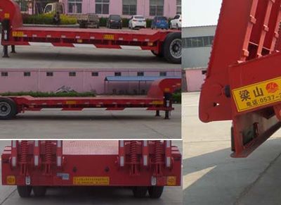 Liangsheng  SHS9350TDP Low flatbed semi-trailer