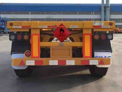 CIMC ZJV9408TWYQDSG Transport semi-trailer of dangerous goods tank frame