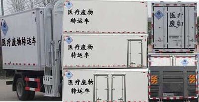 Duo Shi Xing  JHW5040XYYE Medical waste transfer vehicle