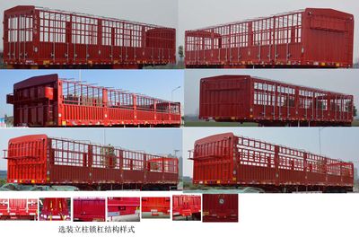 Tianjun Dejin brand automobiles TJV9400CCYD Gantry transport semi-trailer