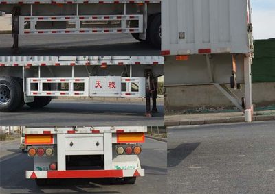 Tianjun Dejin brand automobiles TJV9400XZWK Miscellaneous dangerous goods box transport semi-trailer