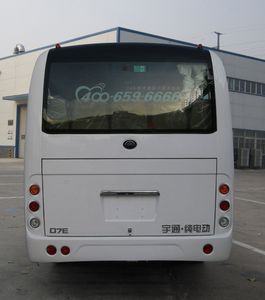 Yutong  ZK6732BEVQZ5 Pure electric passenger cars