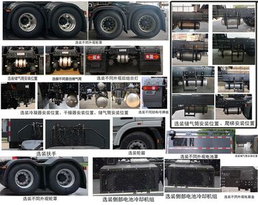 Yutong  ZKH4250P4BEV1C Battery swappable pure electric semi-trailer tractor