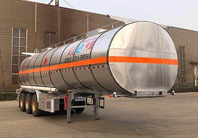 Chuanteng  HBS9404GRYL Aluminum alloy flammable liquid tank transport semi-trailer