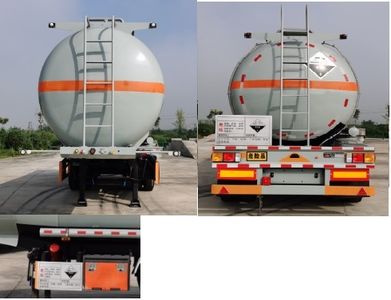 Chufeng  HQG9408GFW3 Tank transport semi-trailer for corrosive substances