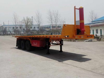 Wuyi  FJG9401ZZXP Flat dump semi-trailer