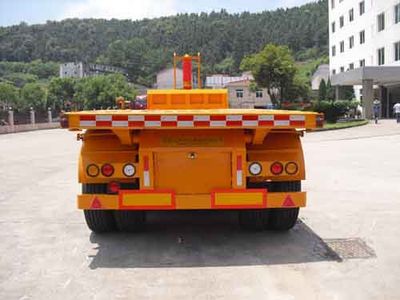 Wuyi  FJG9401ZZXP Flat dump semi-trailer