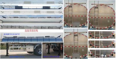 Shaanxi Automobile SHN9400GPGP420 Ordinary liquid transport semi-trailer