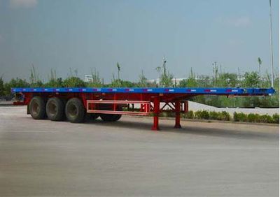 Changchun brand automobiles CCJ9401TJZP Flat container semi-trailer