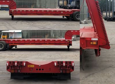 Shi Shi Da Pai Automobile RSD9401TDP Low flatbed semi-trailer