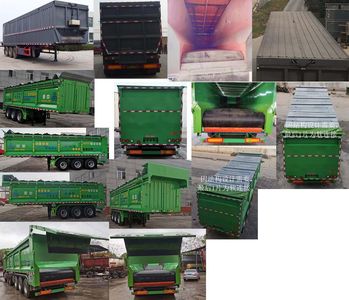 Yazhong Vehicle License Plate Automobile WPZ9401ZLS Bulk grain transportation semi-trailer