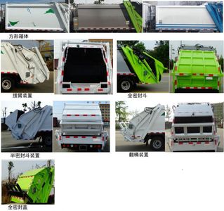 Linghe  LH5070ZYSCA6 Compressed garbage truck