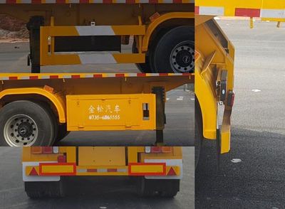 Xiangjia  XJS9401ZZXP Flat dump semi-trailer