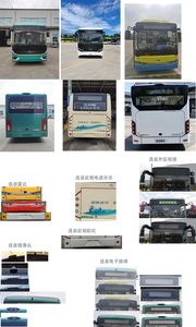 Jinlong  XMQ6850AGBEVL25 Pure electric city buses