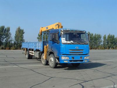 Jiefang Automobile CA5250JSQA70 Flat head diesel on-board lifting and transportation vehicle