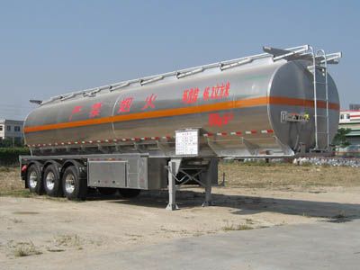 Yongqiang  YQ9400GRYT2 Aluminum alloy flammable liquid tank transport semi-trailer