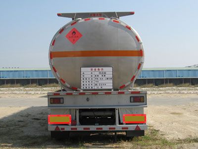 Yongqiang  YQ9400GRYT2 Aluminum alloy flammable liquid tank transport semi-trailer