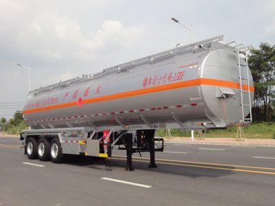 Yongqiang  YQ9400GRYT2 Aluminum alloy flammable liquid tank transport semi-trailer