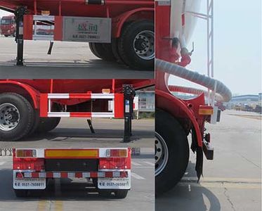 Shengrun  SKW9404GXH Lower ash semi-trailer