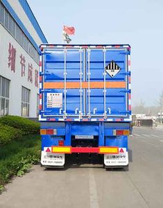 Shengrun  SKW9401XZW Miscellaneous dangerous goods box transport semi-trailer