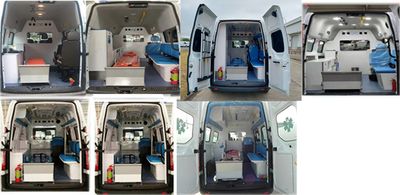 Jianggai brand automobile JX5041XJHMJ6V ambulance