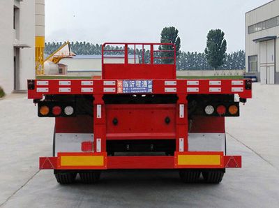 Yijun brand automobile YJP9400TPB Flat transport semi-trailer