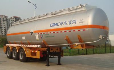 CIMC ZJV9402GFWSZ Tank transport semi-trailer for corrosive substances