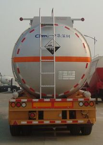 CIMC ZJV9402GFWSZ Tank transport semi-trailer for corrosive substances