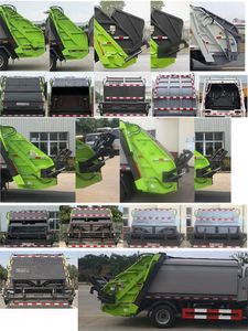 Chufei  CLQ5040ZYS6DCL Compressed garbage truck