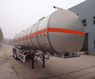 Minghang  ZPS9405GRY Aluminum alloy flammable liquid tank transport semi-trailer