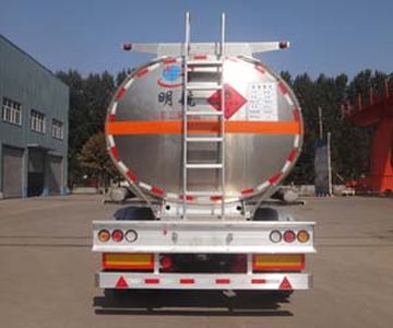 Minghang  ZPS9405GRY Aluminum alloy flammable liquid tank transport semi-trailer