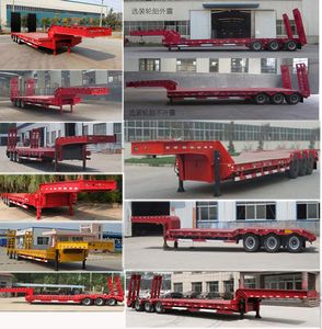 Huayuda  LHY9372TDPA Low flatbed semi-trailer