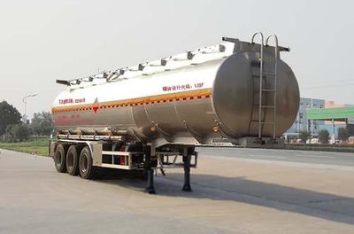 Hua Wei Chi Le  SGZ9401GYYD Aluminum alloy oil transport semi-trailer