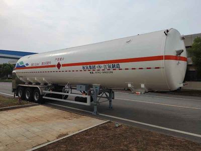 Wufeng  JXY9380GDY1 Low temperature liquid transport semi-trailer