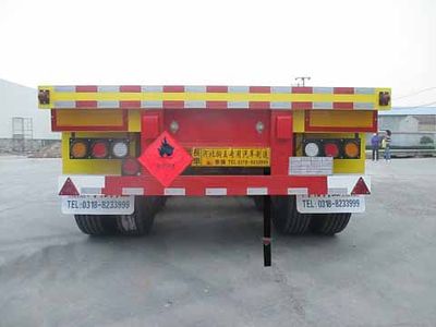 Juwang  ZJW9400TWY Transport semi-trailer of dangerous goods tank frame