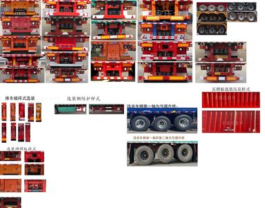 Jin Junwei  HJF9401CCY Gantry transport semi-trailer