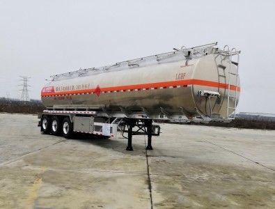 Yongqiang  YQ9401GYYCT2A Aluminum alloy oil transport semi-trailer