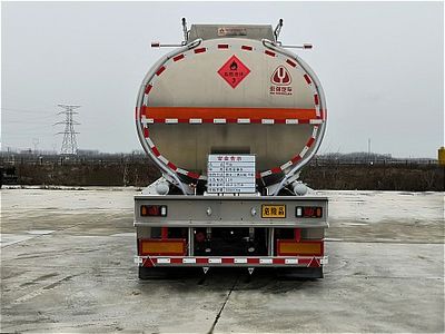 Yongqiang  YQ9401GYYCT2A Aluminum alloy oil transport semi-trailer